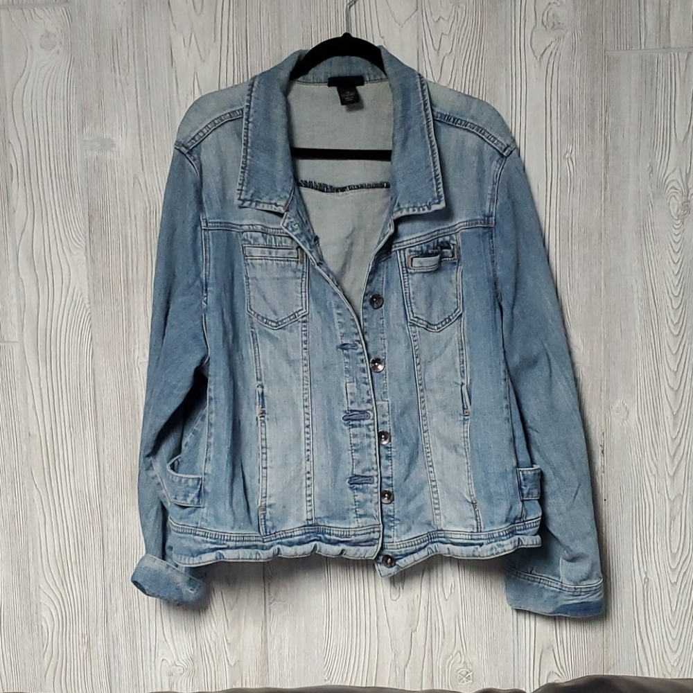 Jean jacket - lane bryant